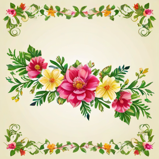 clipart floral border