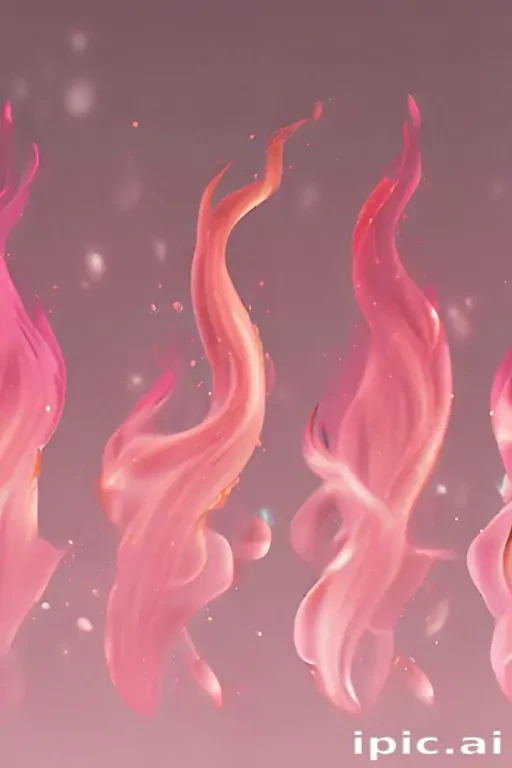pink flames png