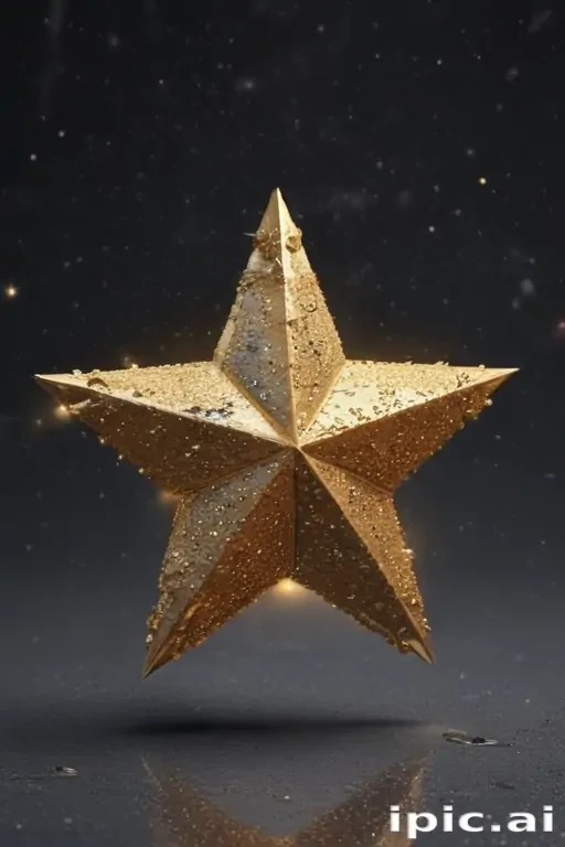 glitter star png
