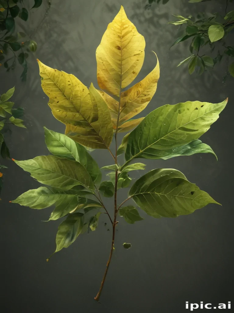 leaves no background
