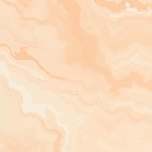 Create a high-resolution abstract marbled background with soft peach and cream colors, using a Canon EOS R5 with a 50mm f/1.8 lens at ISO 100, aperture f/4, and a shutter speed of 1/125s, in a top-down flat lay style to enhance texture and depth.