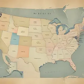 united states map