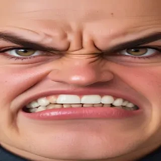 angry face