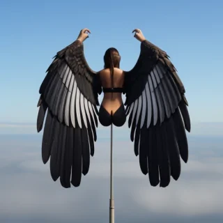 wings with background