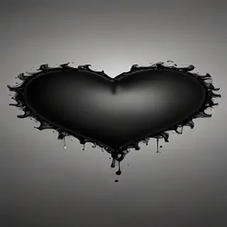 black heart pic