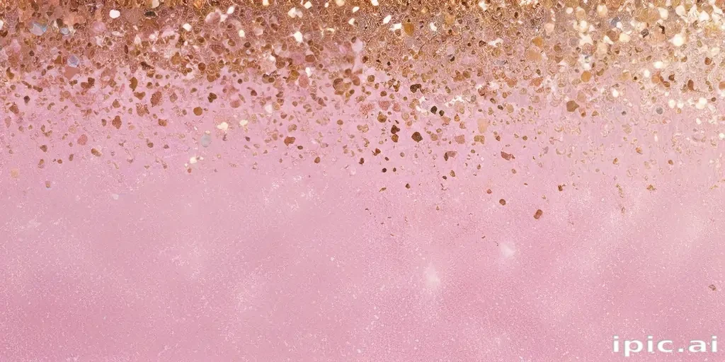 Elegant Pink Background with Shimmering Gold Glitter for Stylish Designs