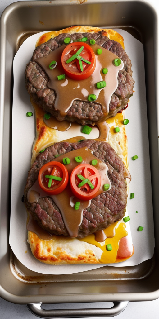 hamburger steak in the oven