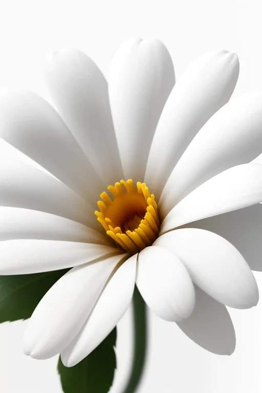 flower with white background