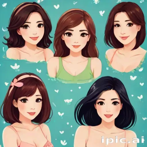 cute women background