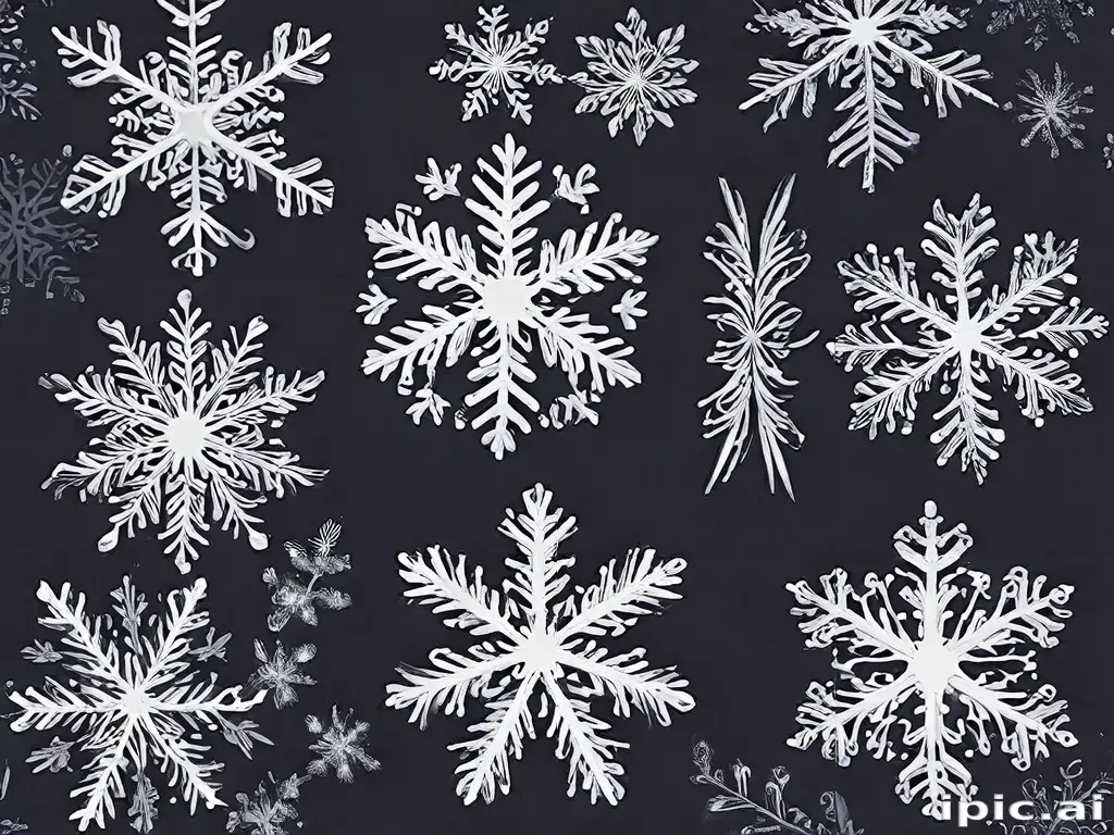 png snowflakes