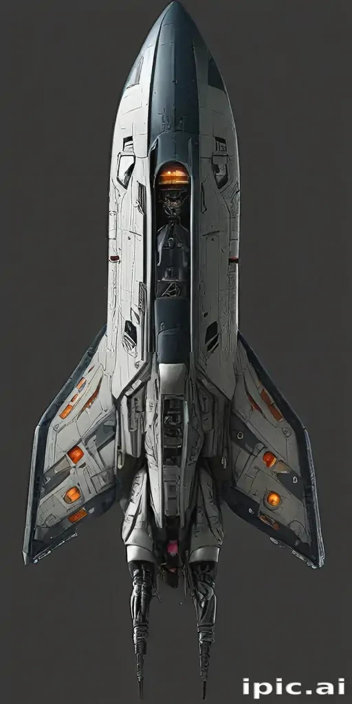 Futuristic Spacecraft Design: A Detailed Look at Advanced Rocket Technology