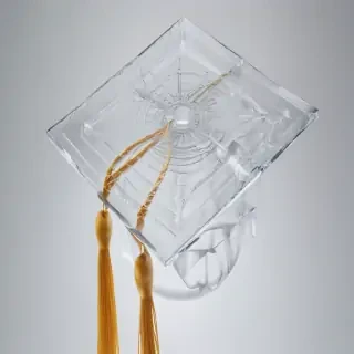 transparent graduation cap