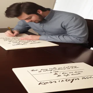 kevin in cursive
