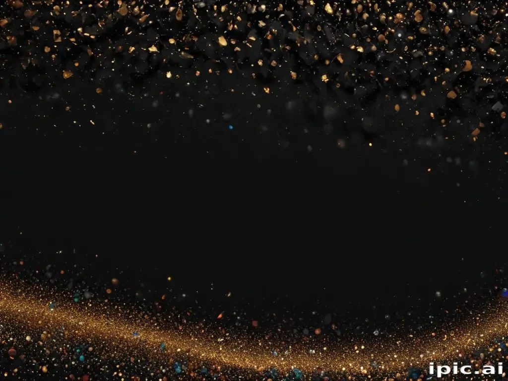 glitter black background