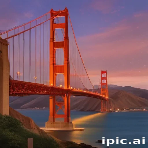 clipart golden gate bridge