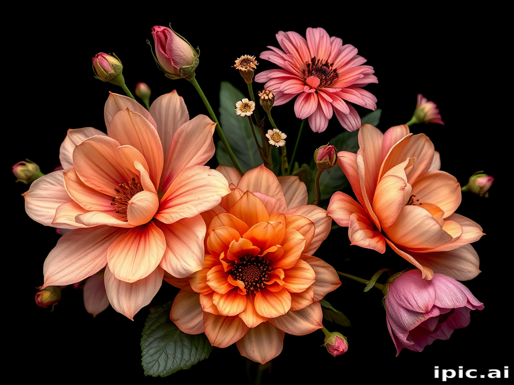 vintage flowers png