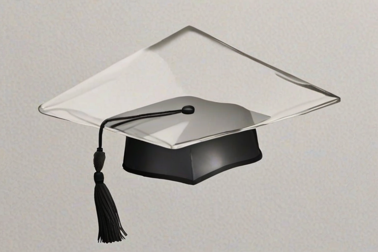 transparent graduation cap
