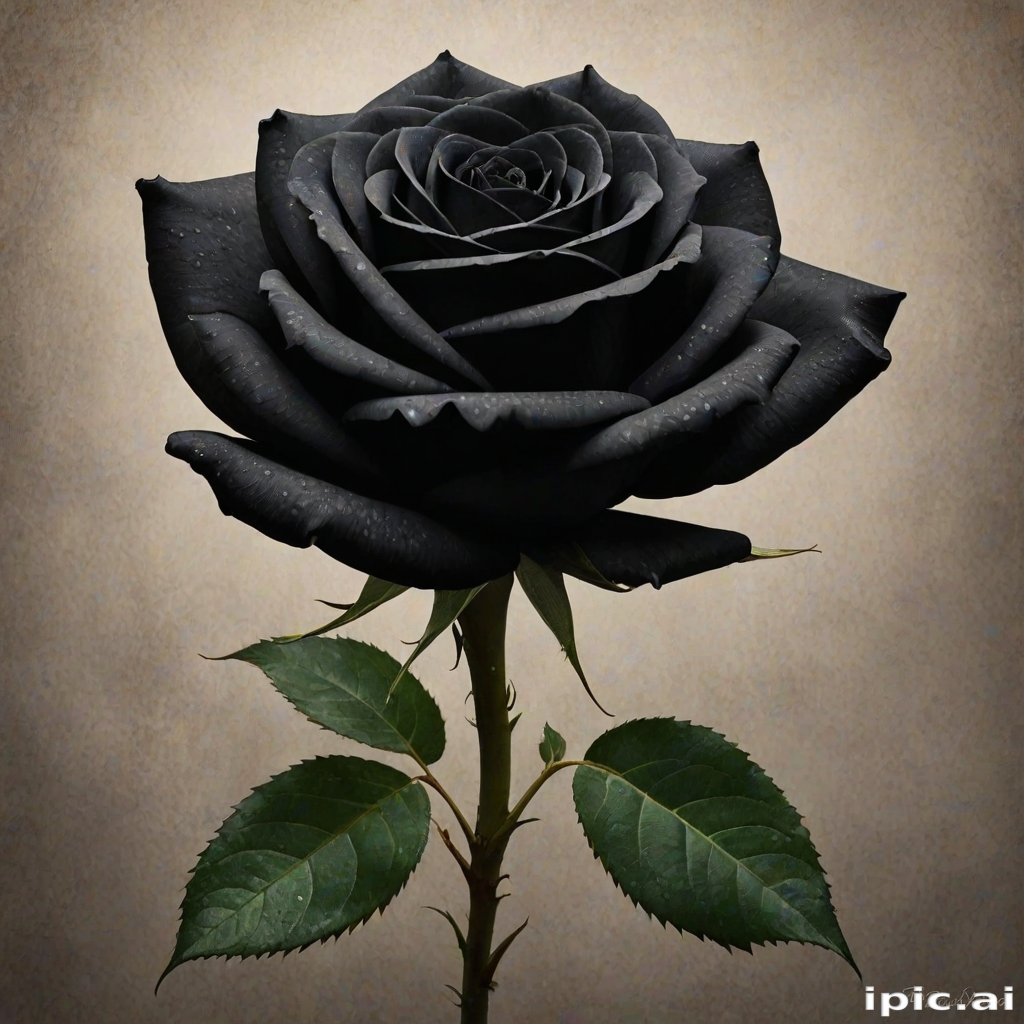 black rose picture