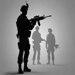 soldier silhouette png