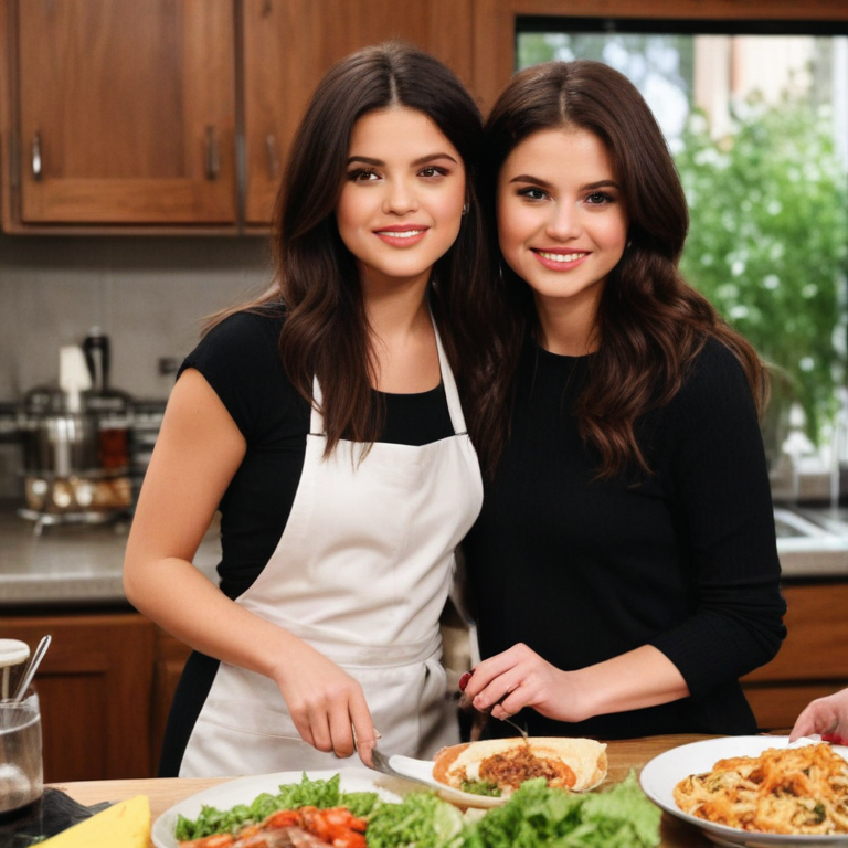 selena gomez friend on cooking show