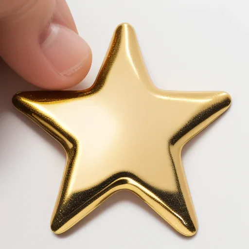 gold star sticker png