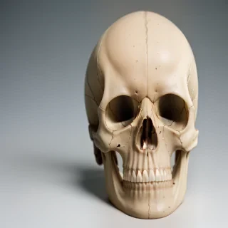 transparent skull