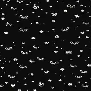 black wallpaper cute
