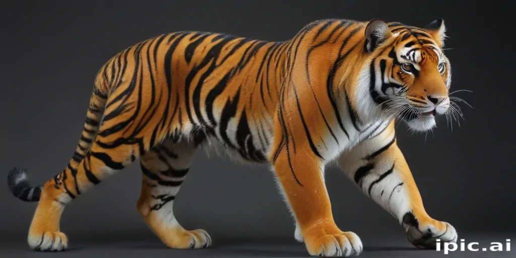 transparent tiger