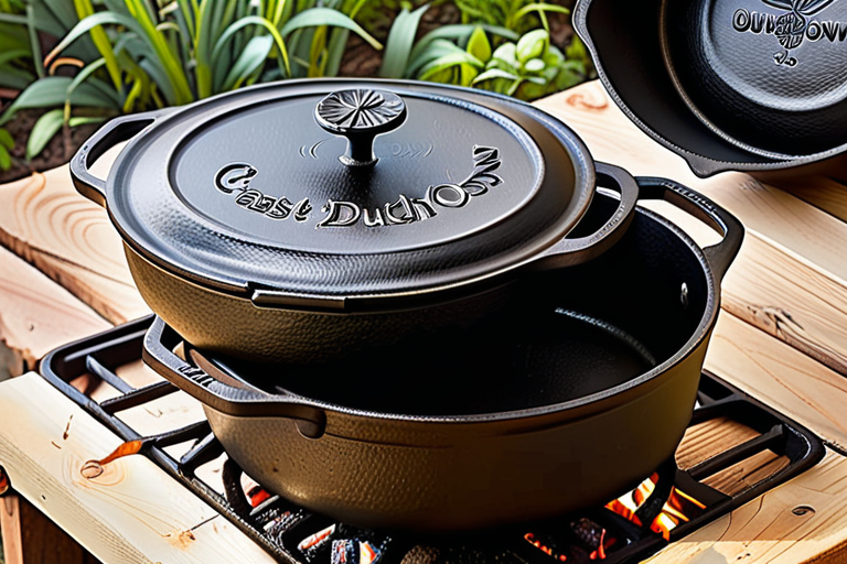 cast iron dutch oven set