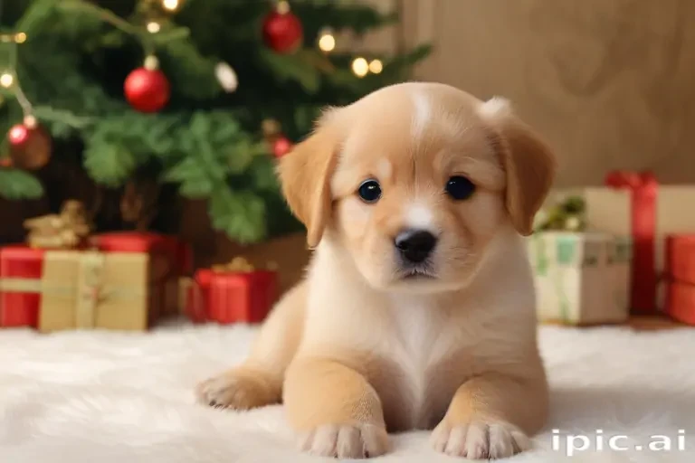 puppy christmas dog wallpaper