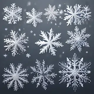 snow flakes png