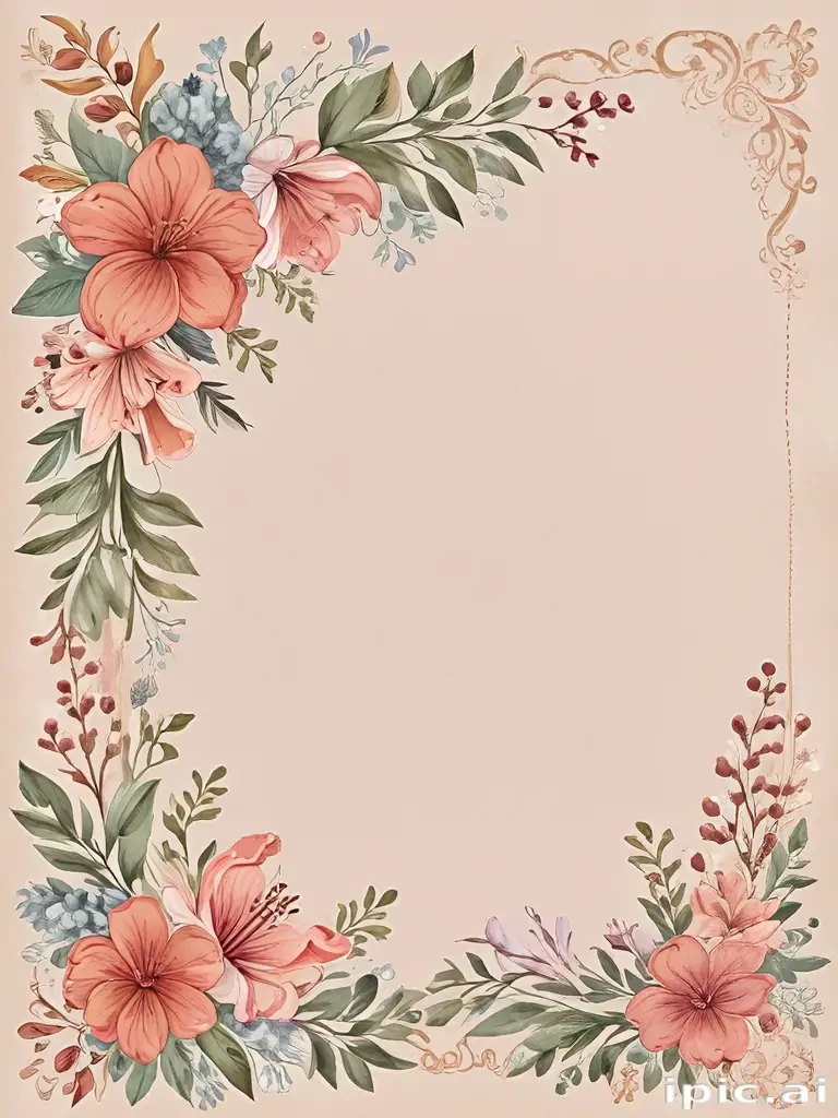 floral border png