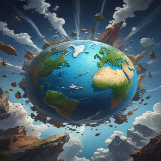 cartoon picture planet earth