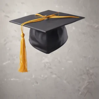 grad hat png