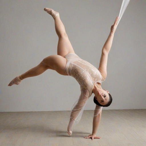 transparent gymnast