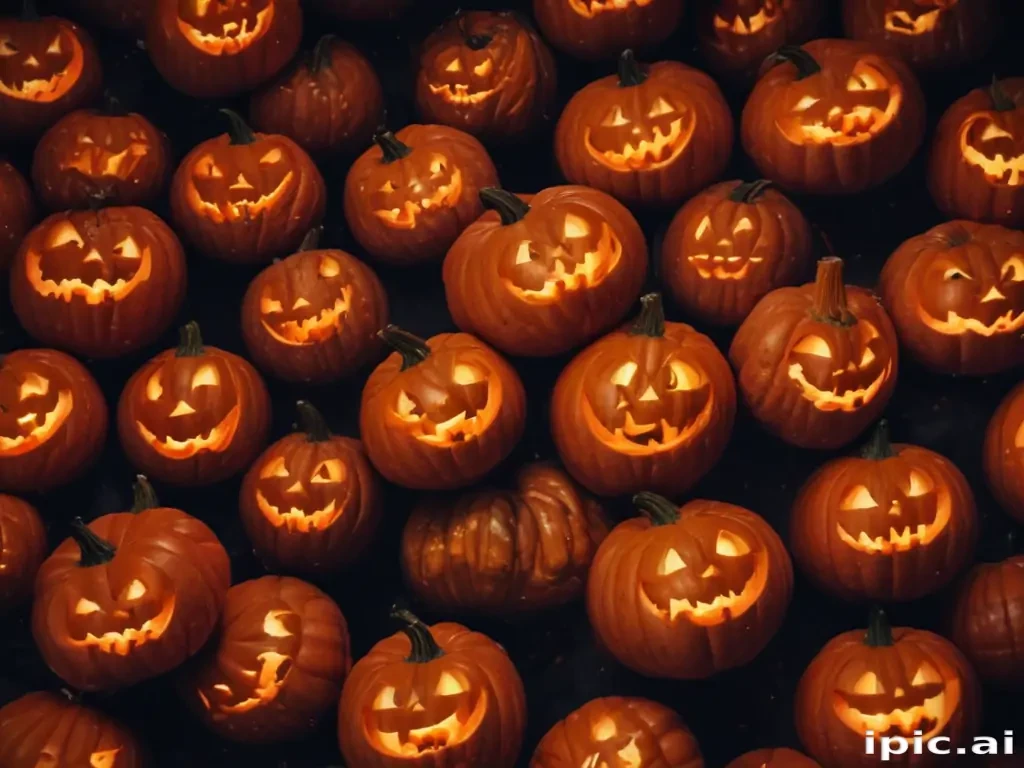 halloween pumpkin background