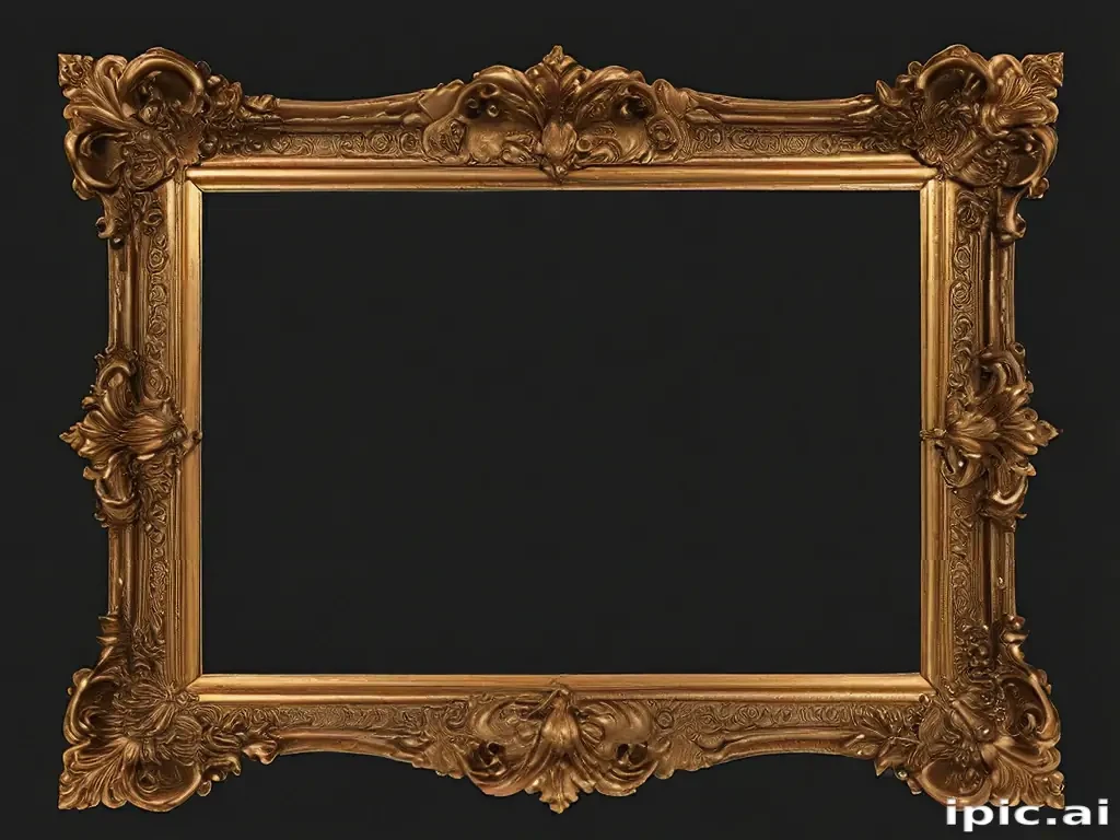 gold frame png transparent