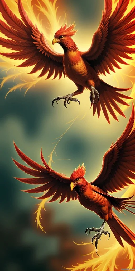 wallpaper phoenix bird