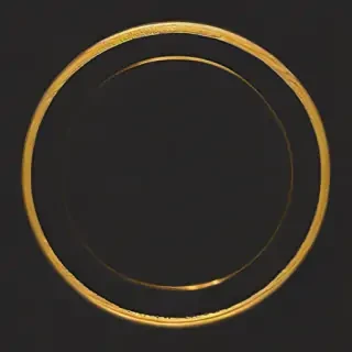 gold circle png