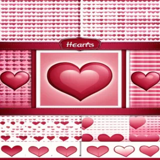 hearts backgrounds