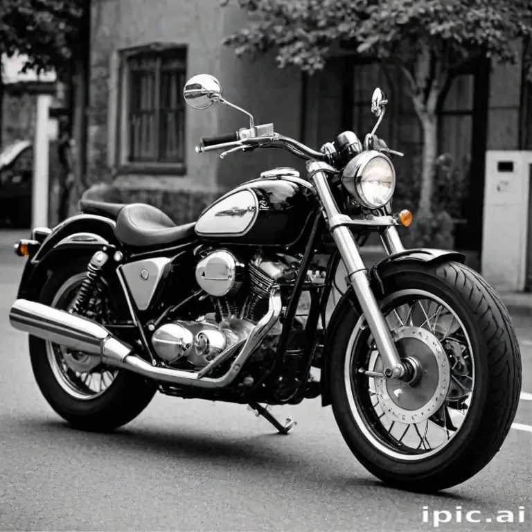 motorcycle clipart black and white