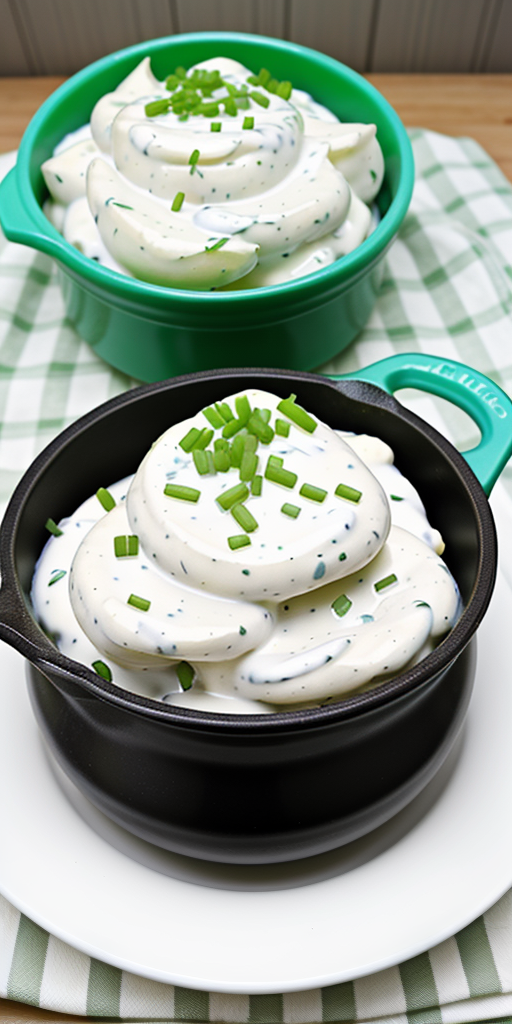 sour cream and chive potatoes