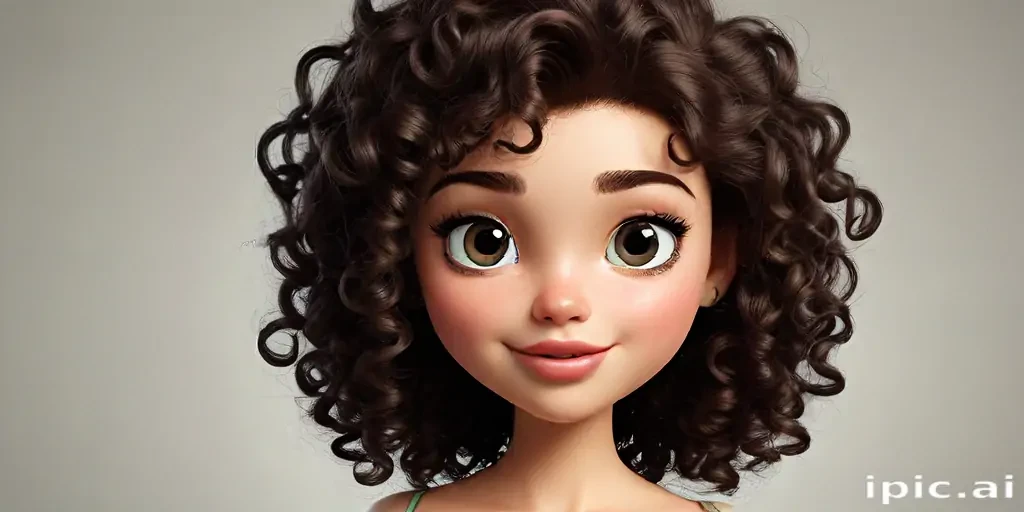 cartoon characters with curly hair