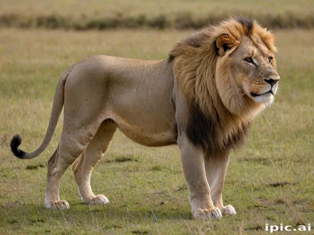 transparent lion
