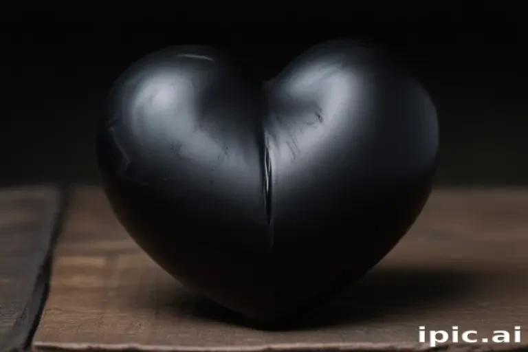 black heart aesthetic