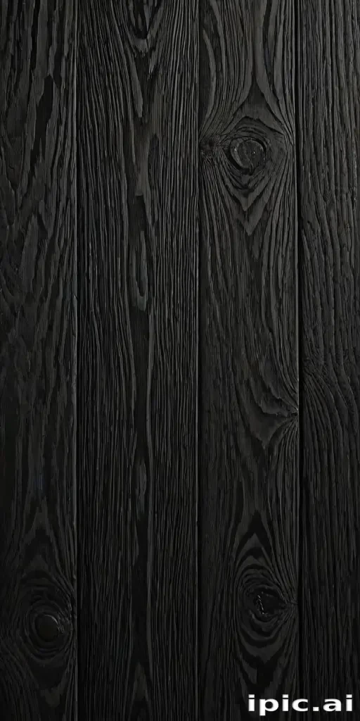 wood texture black