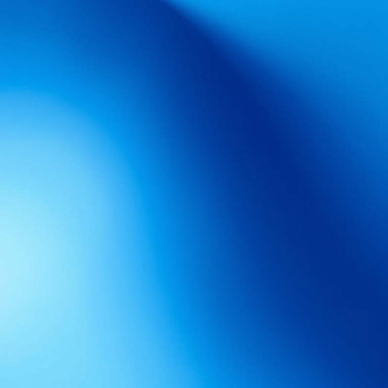 Create an abstract image with smooth gradients of blue tones, using a Canon EOS R5 camera, f/8 aperture, 1/125s shutter speed, ISO 100, wide-angle lens, and soft focus to enhance image quality.