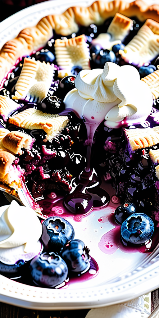 blueberry cobbler with pie filling