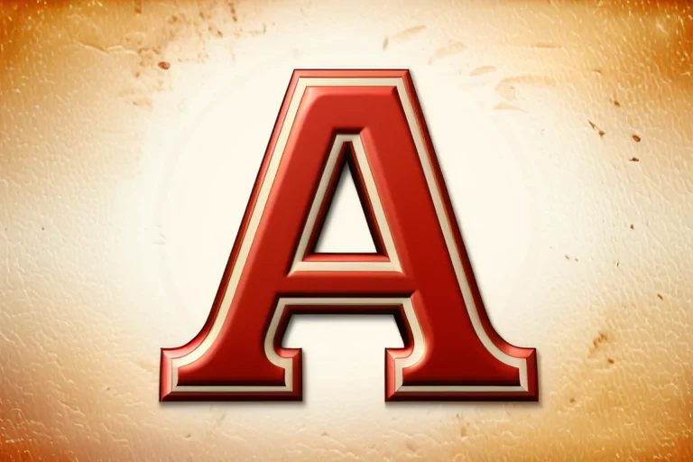letter a