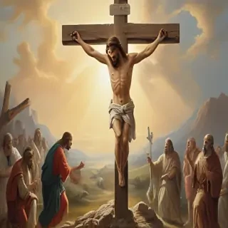 jesus on the cross picture